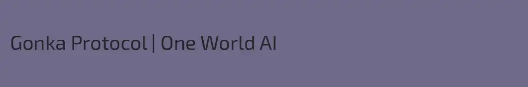 Gonka Protocol | One World AI